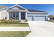 Beautiful single-Gathering home featuring a well-kept lawn and a spacious two-car garage at 1436 Gopher Loop, Tarpon Springs, FL 34689