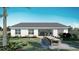 Charming single-story home features a cozy backyard and a large patio perfect for outdoor dining and entertaining at 4112 Southern Valley Loop, Brooksville, FL 34601