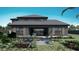 Charming house featuring a backyard entertaining space and beautiful landscaping, perfect for relaxation and gatherings at 4611 Hickory Oak Dr, Brooksville, FL 34601