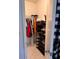 Walk-in closet with shelves and racks for organized storage solutions at 5249 Courtland Rd, Spring Hill, FL 34608
