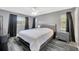 Serene bedroom with neutral tones, ample natural light, and wood-look flooring at 8626 White Springs Dr, New Port Richey, FL 34655