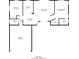 A detailed floor plan showcasing the layout of the house, including room dimensions and key features at 8626 White Springs Dr, New Port Richey, FL 34655