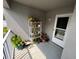 Inviting patio adorned with plants, offering a serene outdoor space at 9485 Hamlin Blvd # 8, Seminole, FL 33776