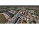Aerial view of residential neighborhood with homes, streets, and green spaces at 10623 Marsha Dr, New Port Richey, FL 34655