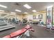 Well-equipped gym featuring treadmills, weight machines, and free weights at 11339 Alden Ct, Hudson, FL 34667