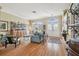 Cozy living area with a view of a stylishly decorated interior at 11339 Alden Ct, Hudson, FL 34667