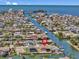 Real estate image featuring the property's location in a scenic waterfront community at 13820 Plumosa Ave, Hudson, FL 34667