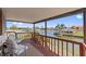 Waterfront balcony overlooking the canal at 13820 Plumosa Ave, Hudson, FL 34667