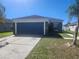 Charming single-story home with well-maintained lawn and attached two-car garage at 14656 Wake Robin Dr, Brooksville, FL 34604