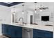 Spacious kitchen island with sink and dishwasher, open to the living area at 15193 Copeland Way, Brooksville, FL 34604