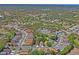 A captivating aerial view showcases the Wellington community, highlighting its desirable location and neighborhood layout at 303 Rochester St, Spring Hill, FL 34609