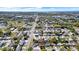 Aerial view of neighborhood near the bay at 4515 Blanche St, New Port Richey, FL 34652