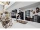 Bright kitchen featuring stainless steel sink, modern appliances, and stylish decorations on countertops at 9046 Lake Place Ln # 9046, Tampa, FL 33634
