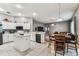 Spacious kitchen offers an open floor plan and a functional island for meal preparation at 22129 Yachtclub Ter, Land O Lakes, FL 34639