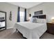 Cozy bedroom with dark wood furniture and a 'grateful heart' decor at 2596 Whittler Br, Odessa, FL 33556