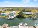 Waterfront residence with a pool and private dock, perfect for boating and enjoying waterfront living at 4058 Centavo Ct, Hernando Beach, FL 34607