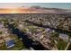 Aerial shot of waterfront homes nestled along the serene canals and waterways with easy access to the Gulf at 4058 Centavo Ct, Hernando Beach, FL 34607