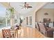 Living space with tile floors, lots of windows, and views of the canal in Hernando Beach, Florida at 4058 Centavo Ct, Hernando Beach, FL 34607