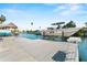 Boaters dream with a boat on a lift, dock, and waterfront views perfect for enjoying the water at 4058 Centavo Ct, Hernando Beach, FL 34607