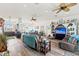 Inviting living room features open access to kitchen and relaxing seating areas at 4207 Carlos Ct, Hernando Beach, FL 34607