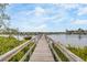 Long wooden pier with beautiful waterfront views at 4516 Seagull Dr # 509, New Port Richey, FL 34652