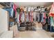 Spacious walk-in closet with ample storage, shelving, and hanging space for clothing at 4516 Seagull Dr # 509, New Port Richey, FL 34652