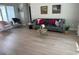 Bright living room featuring modern furniture, decor, and plenty of natural light at 7336 Ivory Ter, New Port Richey, FL 34655