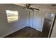 Bright bedroom with hardwood floors and neutral paint at 807 S Castle Ct, Tampa, FL 33612
