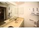 This bathroom has a vanity with sink at 9321 Whitstone Ct, New Port Richey, FL 34655