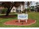 This is a sign in front of the Heritage Lake clubhouse at 9321 Whitstone Ct, New Port Richey, FL 34655