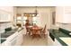 Eat-in kitchen showcasing modern appliances and ample counter space, great for casual dining at 9321 Whitstone Ct, New Port Richey, FL 34655
