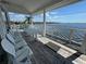 Enjoy the expansive views from this covered deck with plenty of seating at 121 Augusta Ave, Palm Harbor, FL 34683