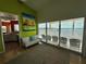 Inviting living room boasting ocean views, a plush sofa and a large painting at 121 Augusta Ave, Palm Harbor, FL 34683