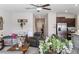 Comfortable living room featuring neutral tones, modern furnishings, and an open layout at 1957 Fan Aloe Way, Ruskin, FL 33570