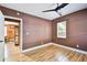 This bedroom has laminate flooring and a window for natural light at 4725 3Rd S Ave, St Petersburg, FL 33711