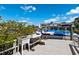 Dock with Boat Lift and beautiful waterfront view at 5500 Leahy Ln, New Port Richey, FL 34652