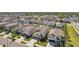 Residential aerial view of the neighborhood, highlighting the well-maintained properties and community layout at 6068 Apple Snail Ave, New Port Richey, FL 34653