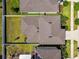 Aerial view of a fenced property showcasing the roof and backyard at 778 Parsons Mooring Ct, Seffner, FL 33584