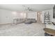 Upstairs living room featuring soft carpet, ceiling fan and neutral tones at 778 Parsons Mooring Ct, Seffner, FL 33584