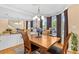 Cozy dining area with natural lighting from the surrounding bay windows at 856 Wisconsin Ave, Palm Harbor, FL 34683