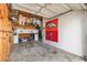 Spacious garage with ample storage, offering organization and room for multiple vehicles and projects at 856 Wisconsin Ave, Palm Harbor, FL 34683