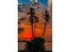 Scenic sunset over water with palm trees silhouetted against a colorful sky, evoking a tropical atmosphere at 8705 Village Mill Row, Hudson, FL 34667