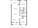 Detailed floor plan showing the layout of the home's rooms and dimensions at 12505 Dearborn Dr # C, Hudson, FL 34667