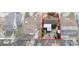 Aerial view of property with defined property lines, backyard area, and boat dock at 12801 5Th Isle, Hudson, FL 34667