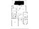 Detailed floor plan showcasing the layout of the house, including room dimensions at 2309 Terrace View Ln, Spring Hill, FL 34606