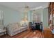 Office area with built-in shelves and a window at 2309 Terrace View Ln, Spring Hill, FL 34606