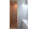 Bathroom featuring a tiled shower and a modern vanity with sink at 23310 Cascade Pl, Land O Lakes, FL 34639