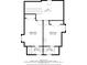 Second floor plan showcasing bedroom and bathroom dimensions at 23310 Cascade Pl, Land O Lakes, FL 34639