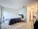 Bedroom with white walls, light-colored floors and a door to the hallway at 3142 Crenshaw Ct, New Port Richey, FL 34655