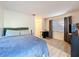 Bright bedroom features wood floors, closet and a window allowing plenty of natural light at 3142 Crenshaw Ct, New Port Richey, FL 34655